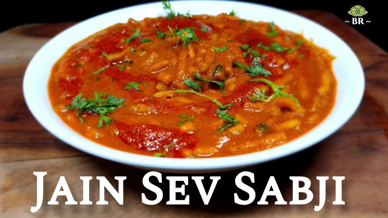 Jain Sev Sabji Restaurant Style | No Onion No Garlic Sabji Recipe | Jain Recipes | Bafna's Rasoi
