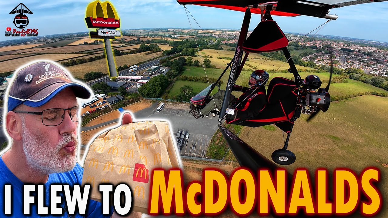 Flying 120 miles for a burger & My mate takes his Test. 