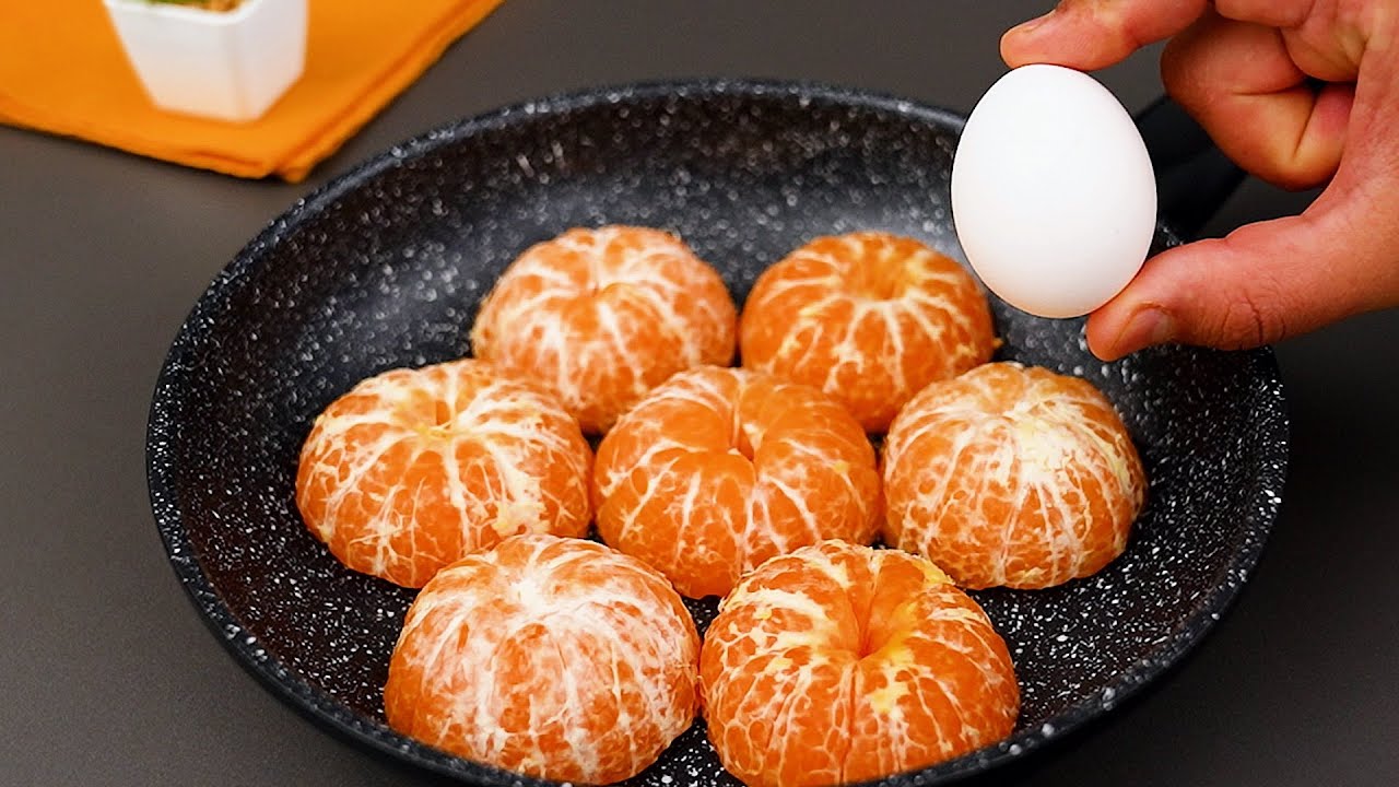 Just add eggs to the tangerine ! The best no-bake cake in minutes ! Easy and delicious.
