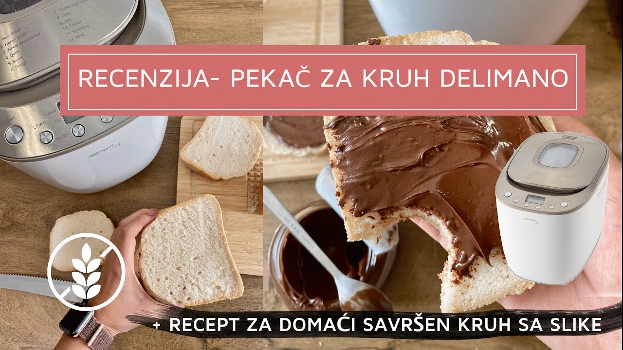 Mini pekara- kako izgleda? RECENZIJA: Delimano Joy pekač za kruh + recept za kruh kao kupovni