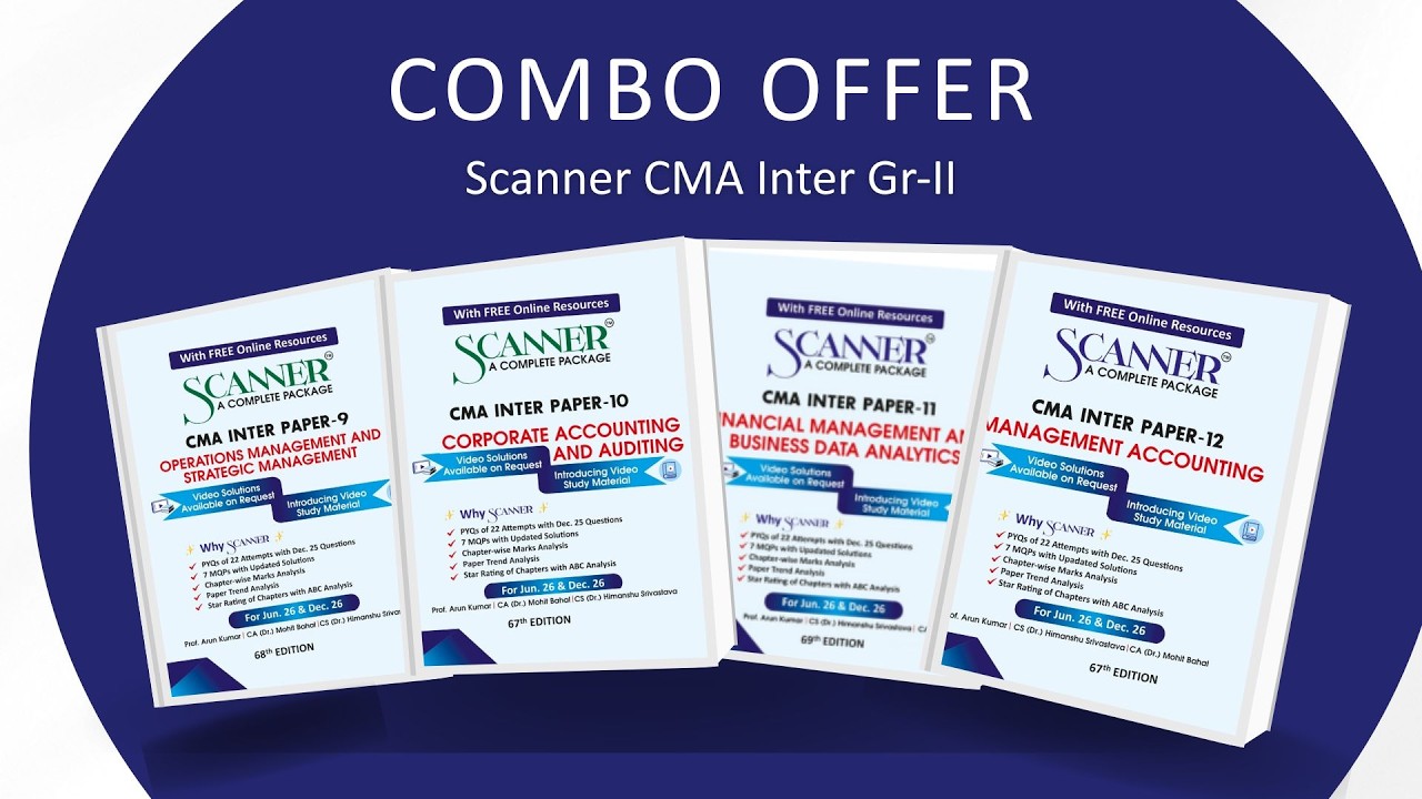 CMA Inter Group 2 Combo For Jun'26, Dec'26
