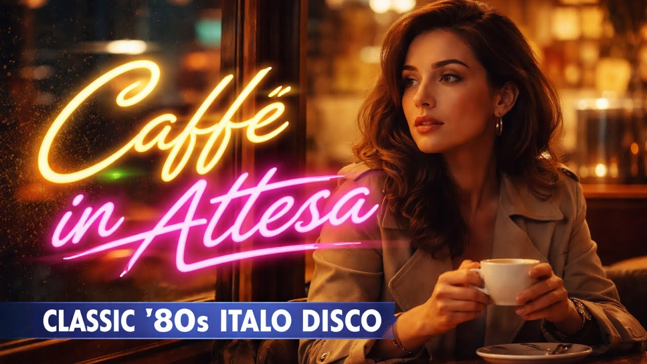 Caffè in Attesa (Coffee Waiting)☕Classic 80s Italo Disco 🇮🇹 | Late Night Italian Bar