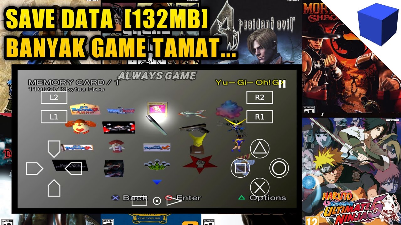 Save Data Semua Game Aether Sx2