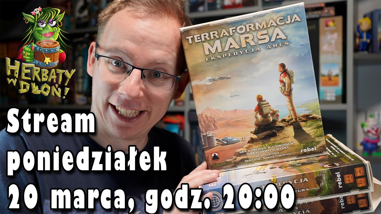Terraformacja Marsa, Ekspedycja Ares + dodatki | Stream, poniedziałek, 20 marca, godz. 20:00
