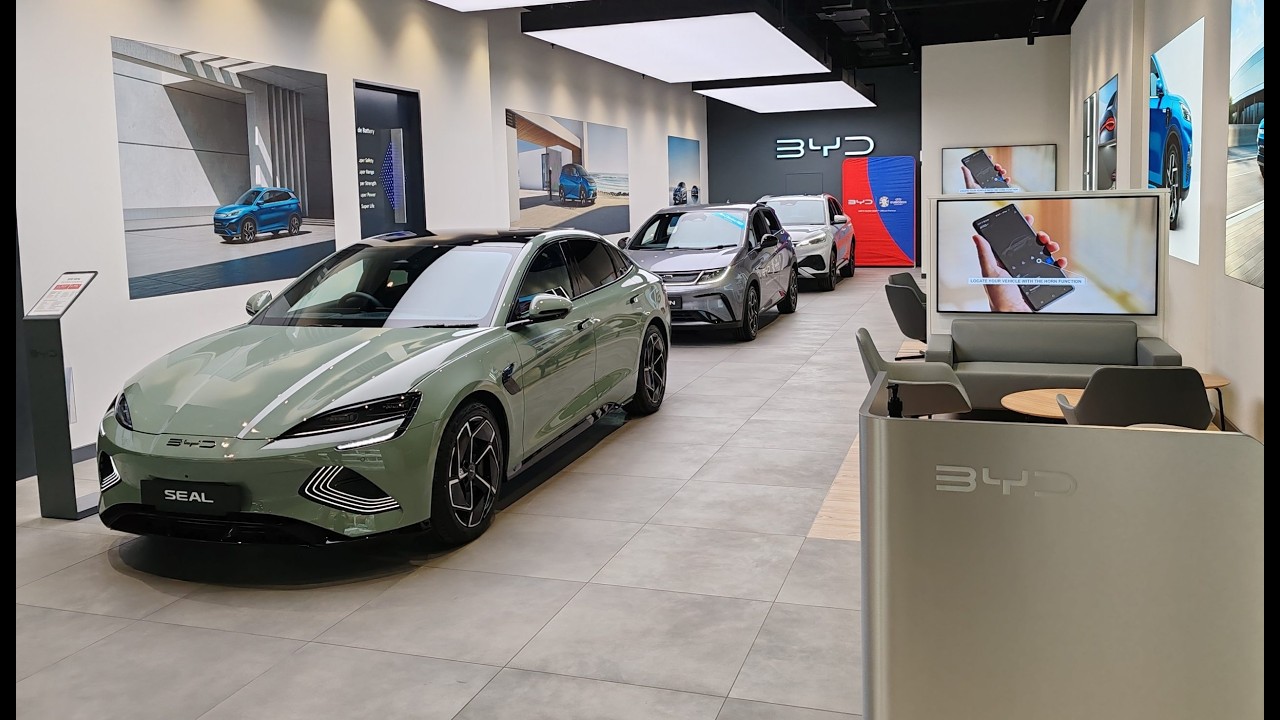 BYD Showroom in Galle, Sri Lanka
