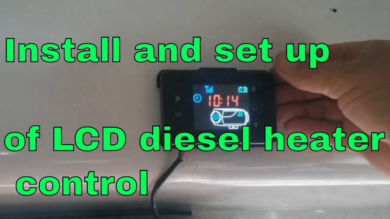 Diesel Heater LCD Controller Install and Set Up