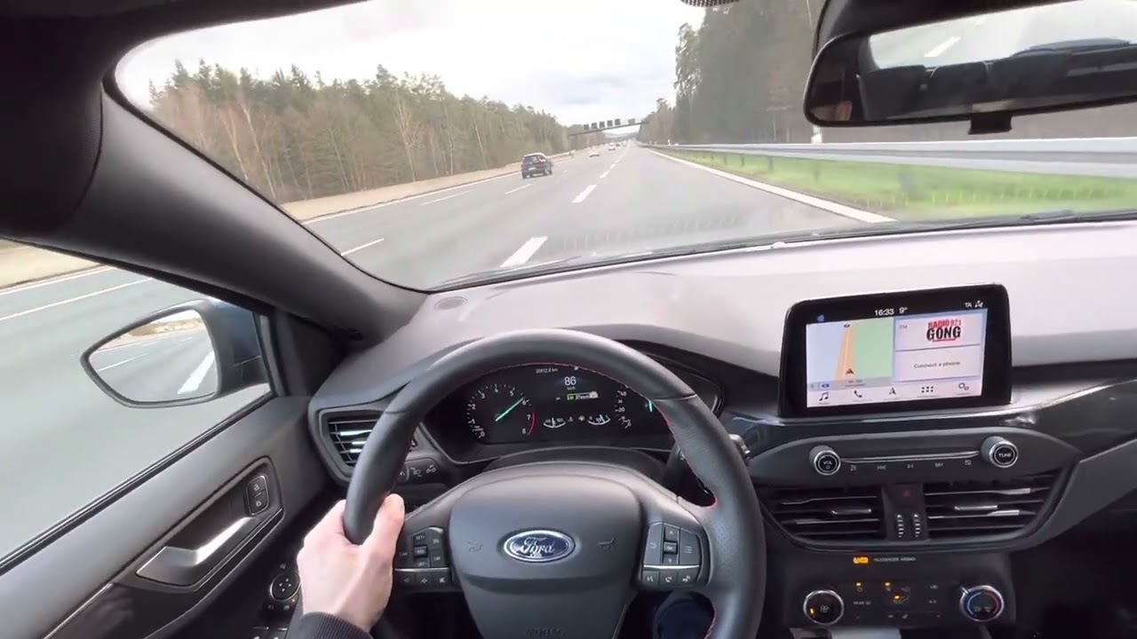Ford Focus ST-LINE 1.5 Ecoboost 150ps 0-180km/h acceleration & sound