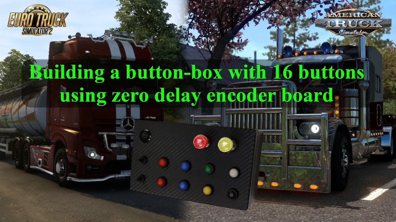 Building button box with 16 buttons using zero delay encoder board