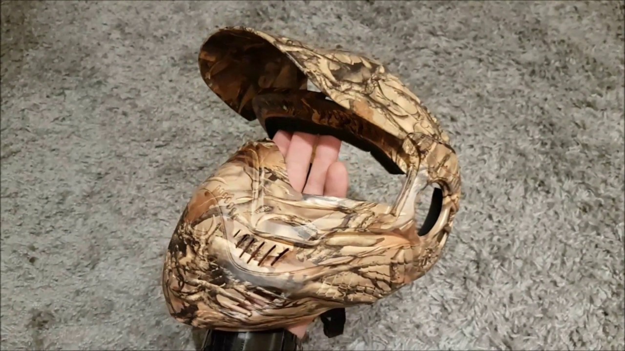 WTD Beschichtung - Wassertransferdruck - Paintballmaske