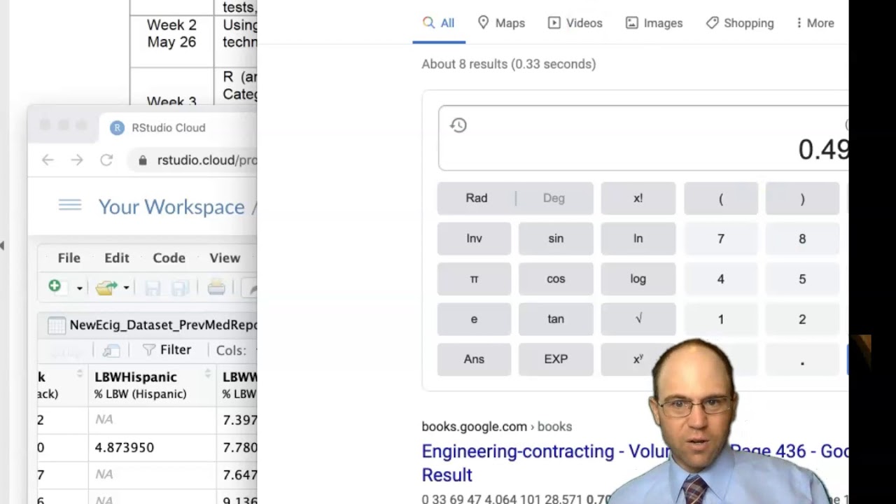 RStudio Week 3 - Video 3 - Similarity for Simple Linear Regression (R-sq) & Pearson Coefficient (r)