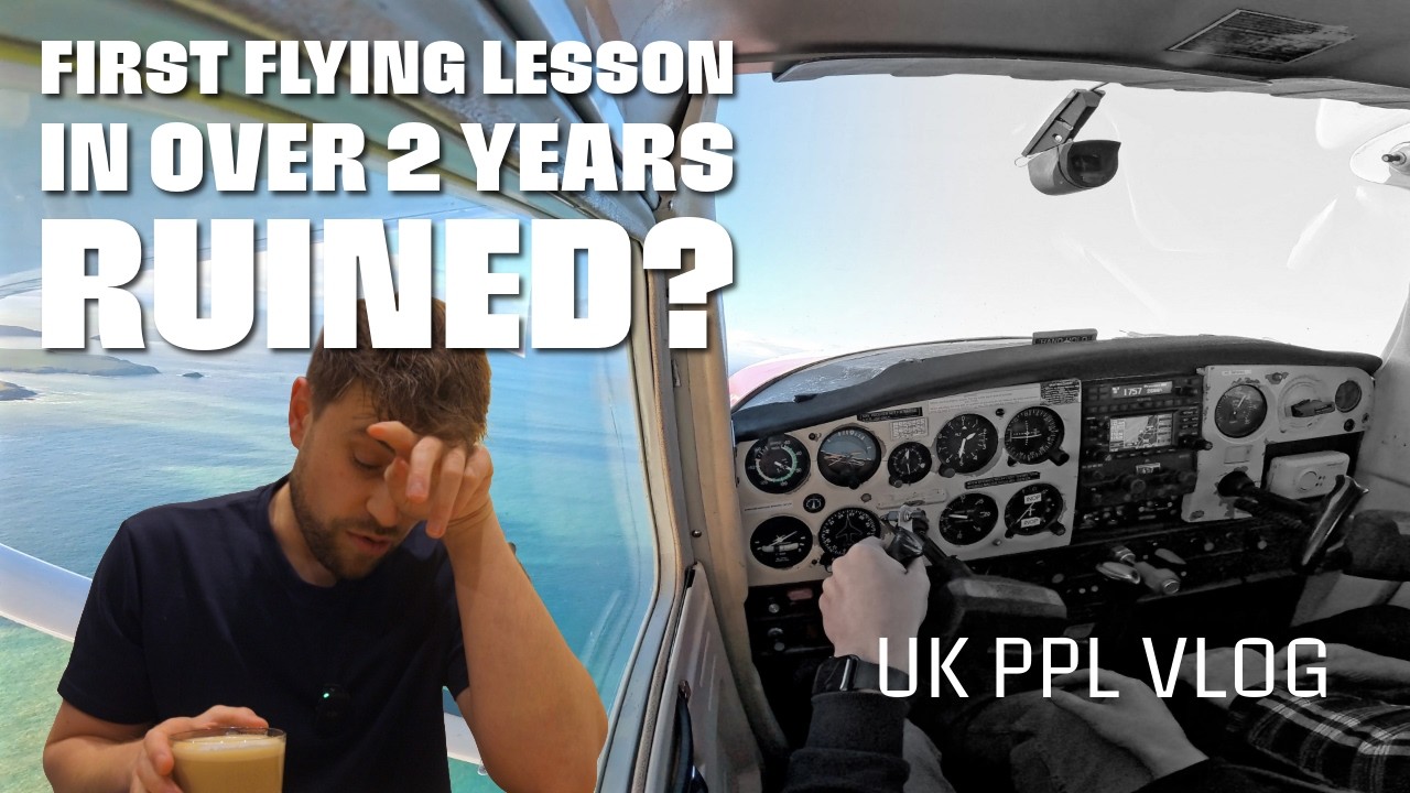 My First Flying Lesson in OVER 2 YEARS...But I Needed a Miracle! UK Private Pilot Licence Vlog