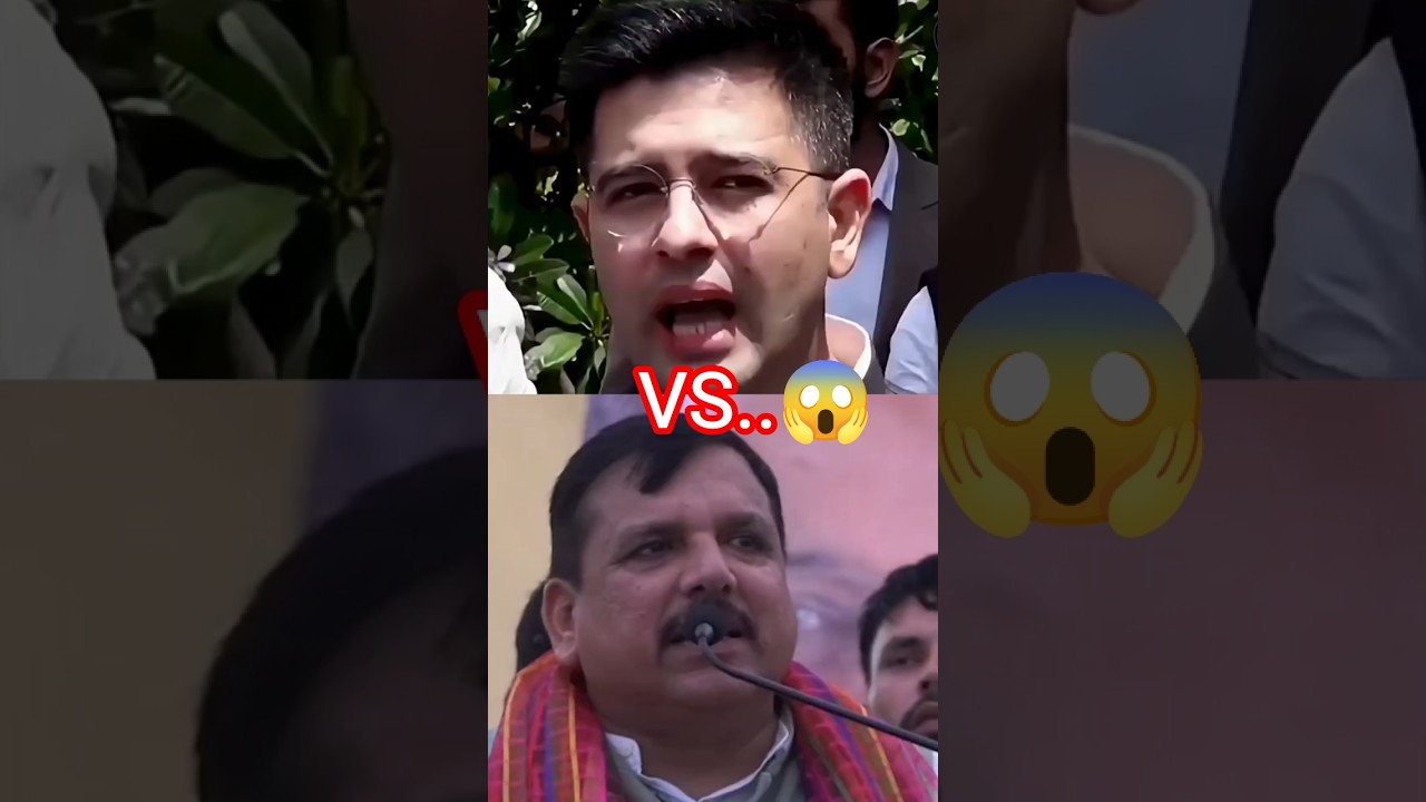 🚨Raghav Chaddha vs Sanjay Singh on Police|