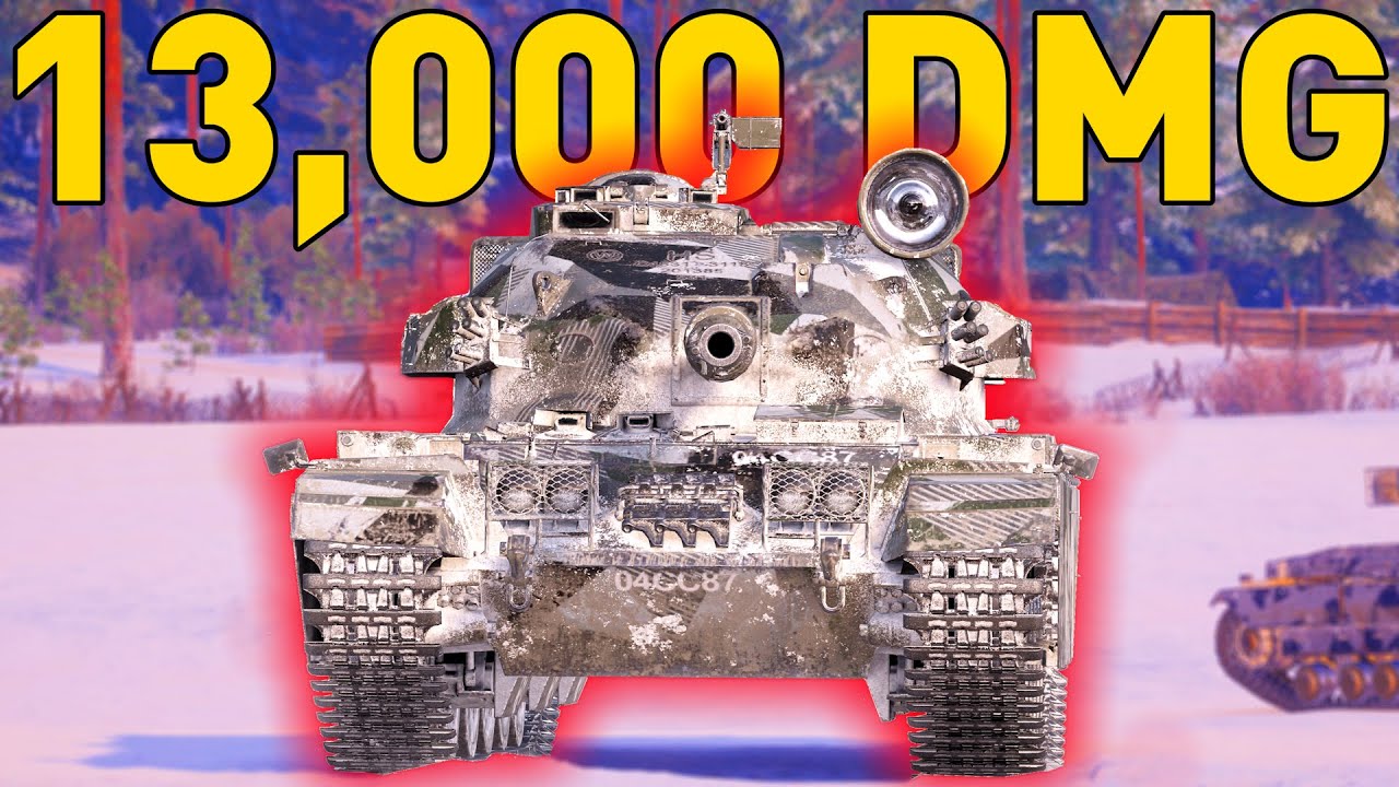 Centurion AX наносит более 13 000 единиц урона в World of Tanks!