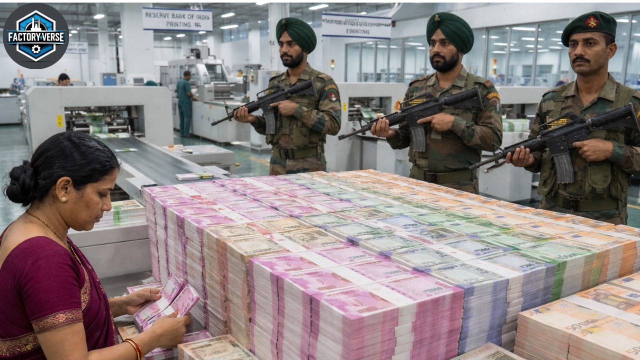 Inside the Indian Rupee Factory: How One Banknote Carries 17 Languages