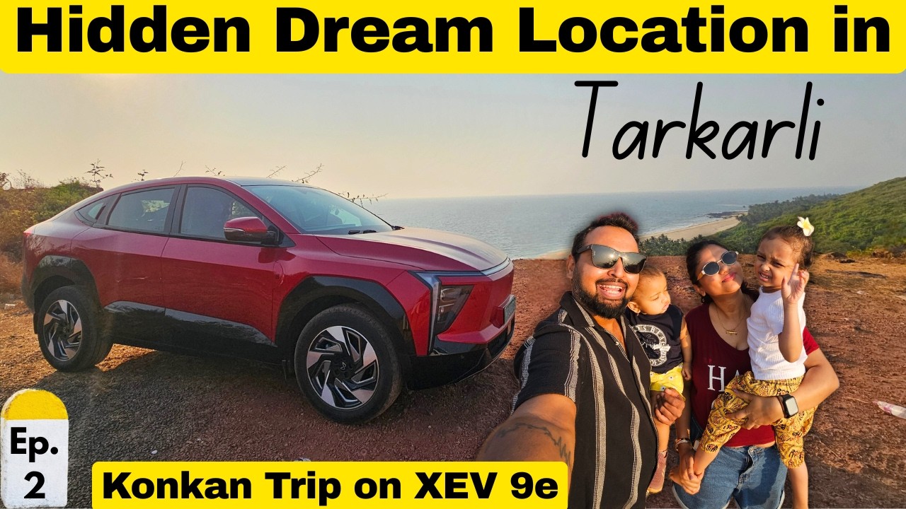 Ep.2 | TOOK MY XEV 9e TO THIS DREAM LOCATION IN TARKARLI | Nivati Fort, Bhogwe Beach, Crazy Sea Food