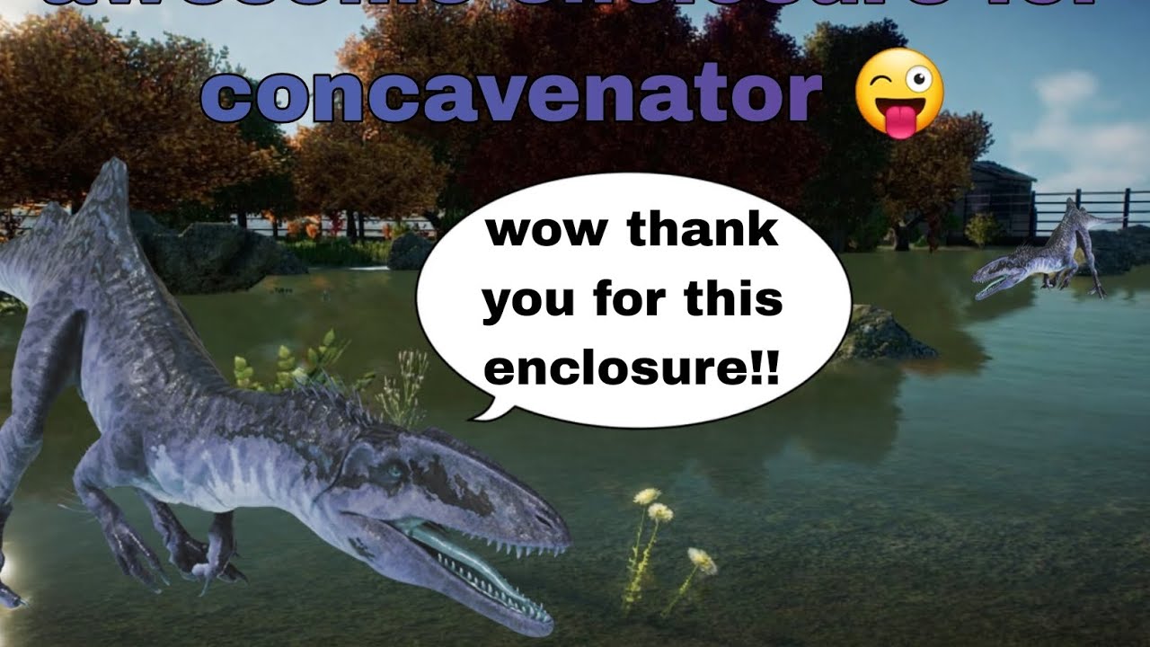 Super awesome really epic concavenator enclosure 