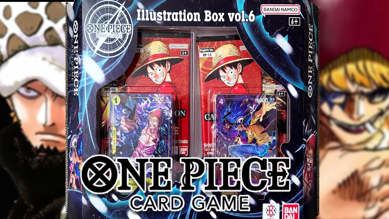 One Piece Card Game | Illustration Box Vol.6 | Trafalgar Law & Corazon | UNBOXING 