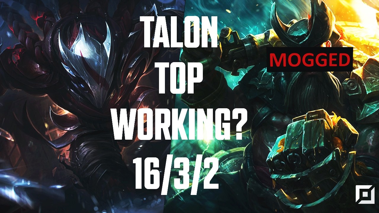 TALON TOP vs GANGPLANK - 16 KILLS DOMINATION! S16