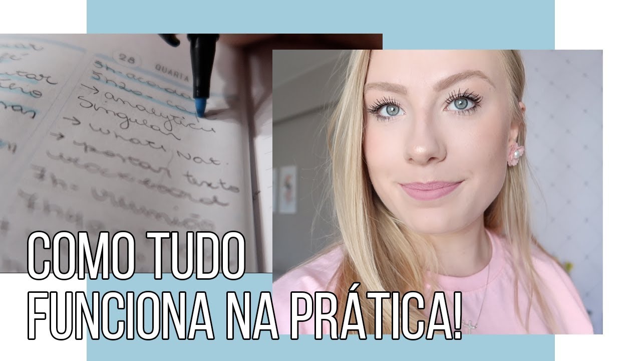MINHA ROTINA SEGUINDO O PLANNER! Como funciona na prática?