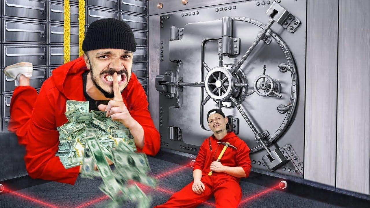 Tentei entrar dentro de um BANCO só pra pegar o DINHEIRO