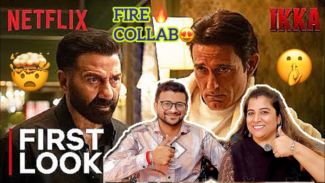 Ikka | First Look Reaction Video| Sunny Deol, Akshaye Khanna, Dia Mirza | Dipoosreaction 