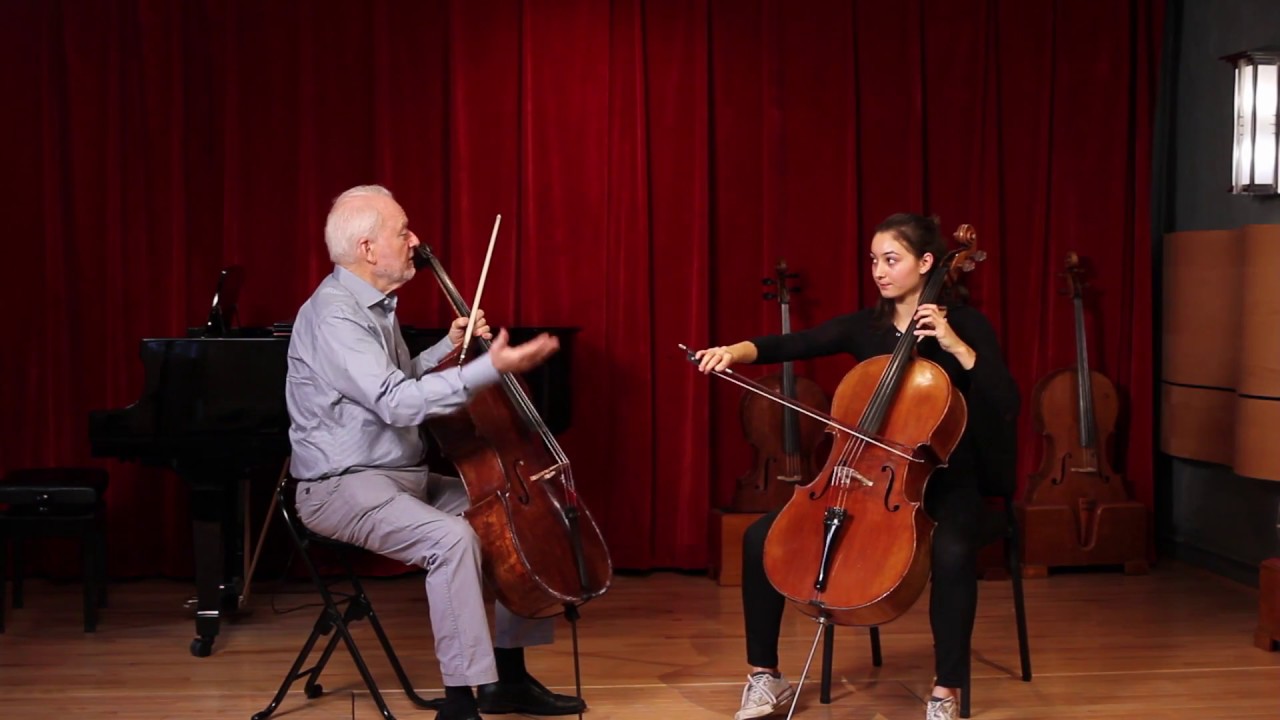 CelloBello Lesson with Paul Katz: Tchaikovsky Rococo, Variations 1 & 2 (Bow)