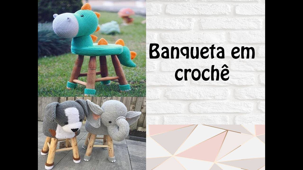 BANQUINHO INFANTIL EM CROCHÊ #INSPIRAÇÕES