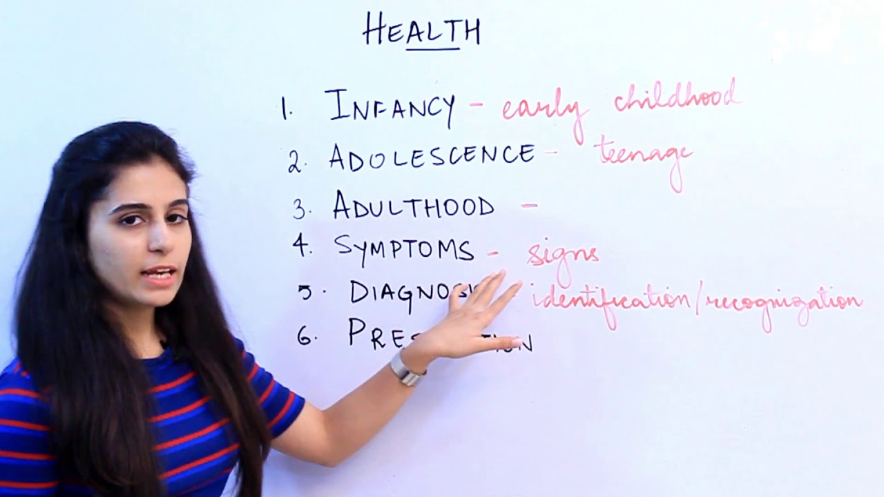 IELTS Free Preparation Course - Lexical Resources Enhancer - Vocab for Health- 10 New Words