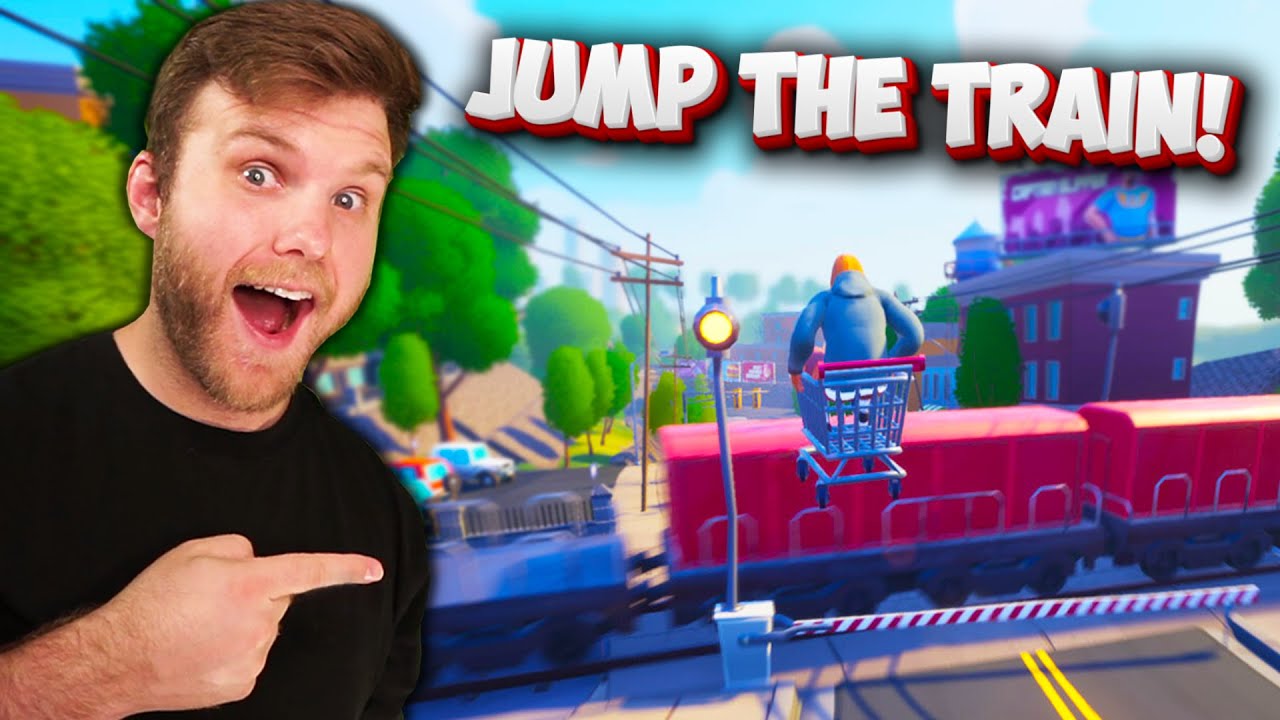 Jumping Over A Train In A SHOPPING CART?! | Slackers Carts Of Glory