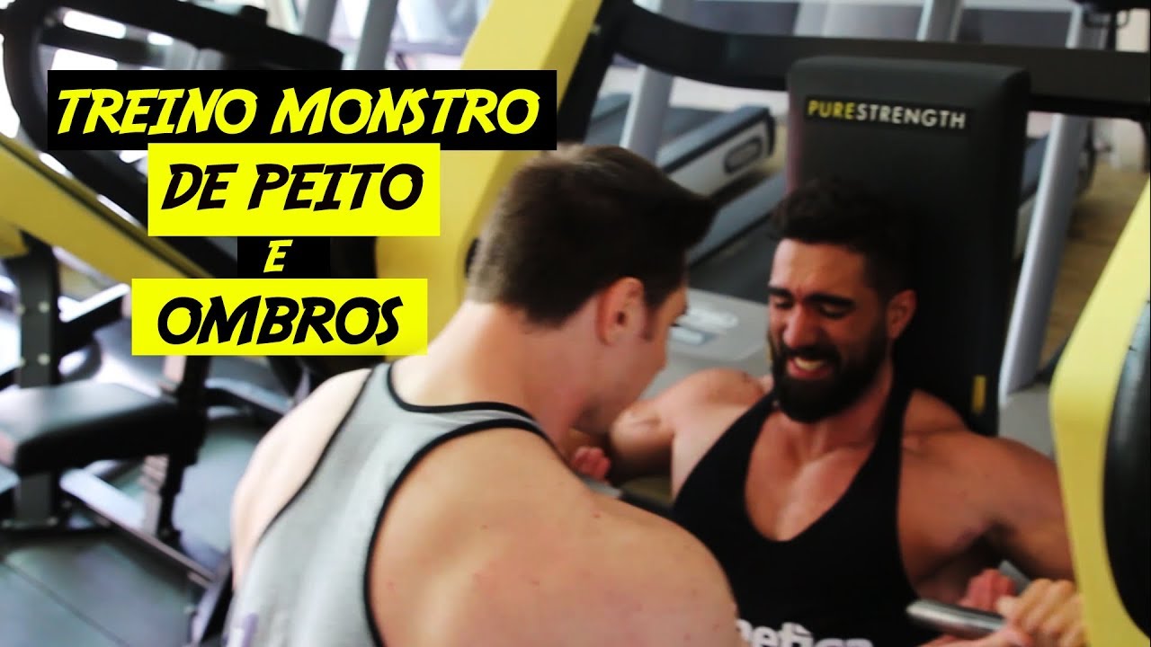 TREINO MONSTRO DE PEITO E OMBROS - CONSTRUINDO FIBRAS