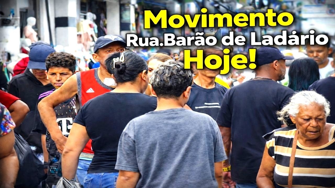 Brás Hoje:Movimento Real na Rua Brão de Ladário/ Comercio SP.