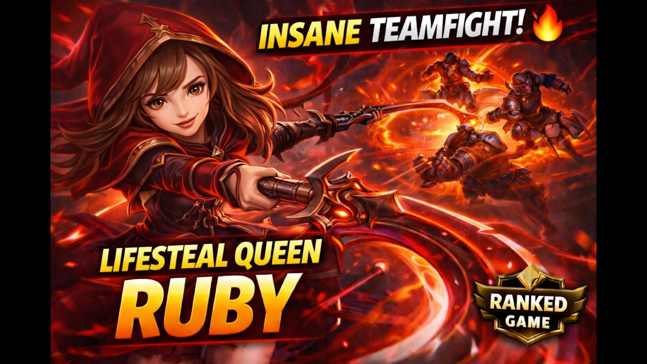 RUBY LIFESTEAL QUEEN! 🔥 Insane Teamfight Highlights | Mobile Legends Ranked