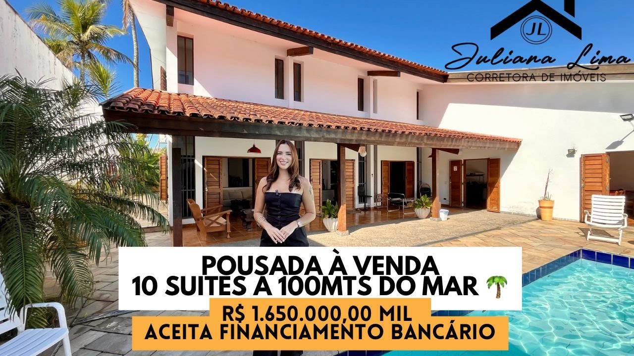 Pousada à venda com 10 suítes a 100mts do mar no Cibratel II em Itanhaém por R$ 1.650.000,00