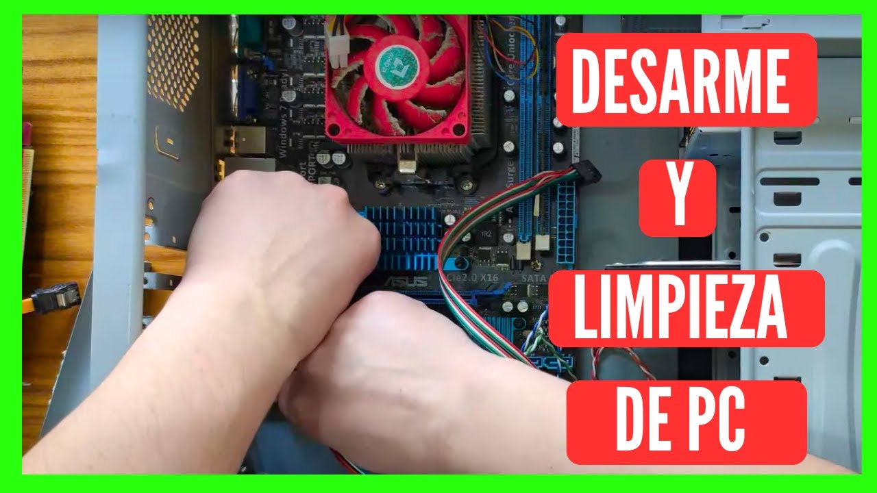 ✅DESMONTAR PC de ESCRITORIO para LIMPIEZA profunda// SEGUNDA PARTE// LIMPIAR COMPUTADORA paso a paso