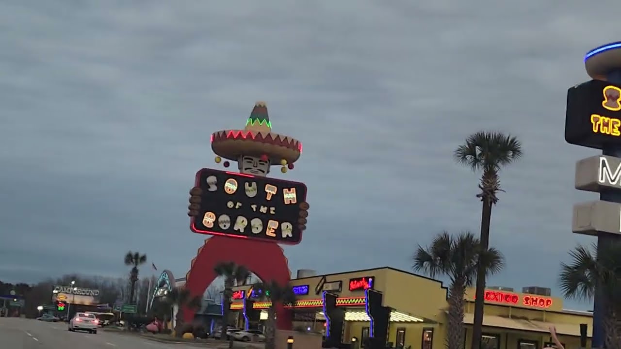 Leaving South of the Border into the sunset! 