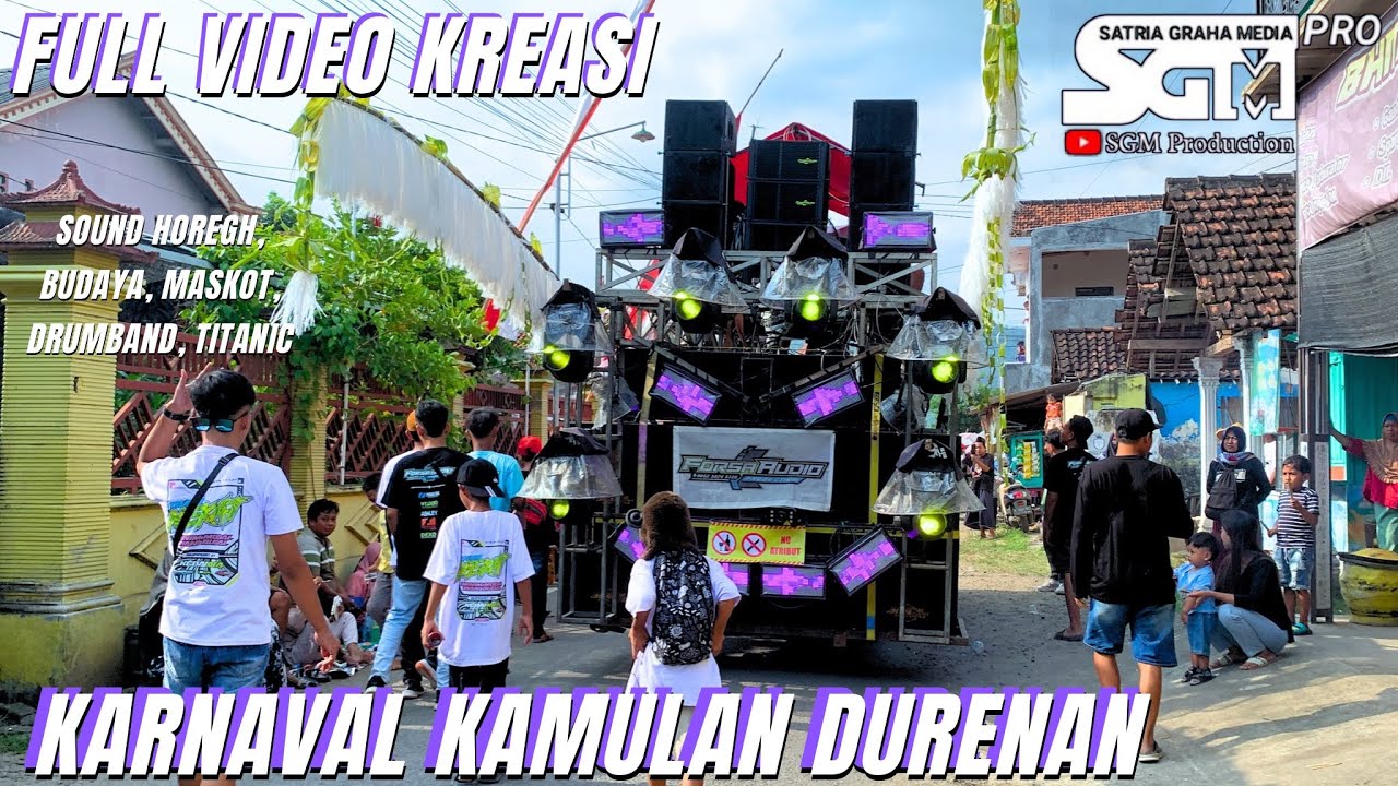 KARNAVAL KAMULAN FULL SOUND, BUDAYA DAN DRUMBAND. 