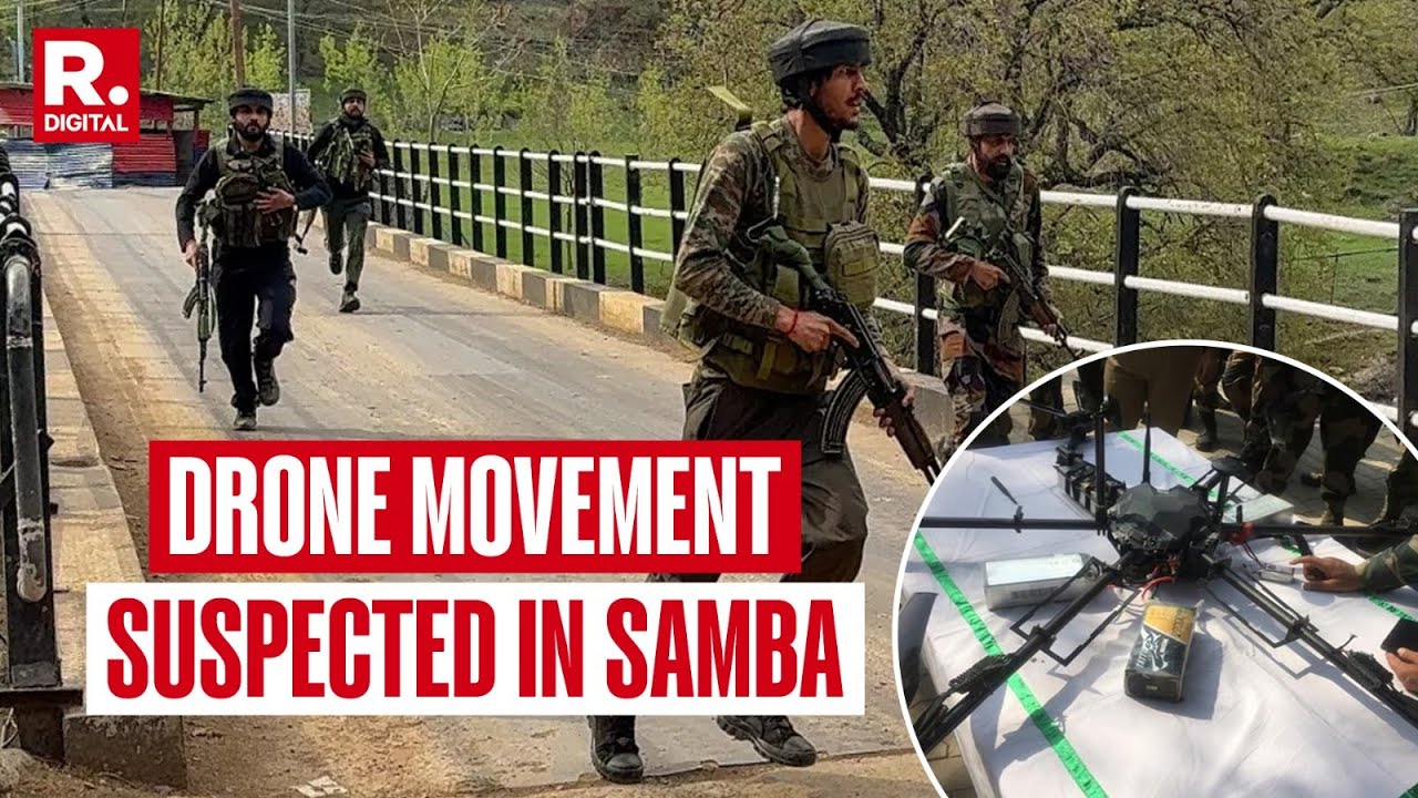 J&K News: Drone Movement Suspected In Samba, BSF Launches Search Ops