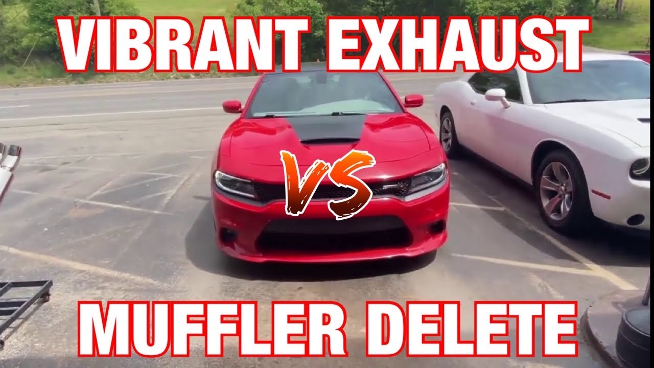 Dodge Charger 392 6.4L V8: VIBRANT EXHAUST Vs MUFFLER DELETE!
