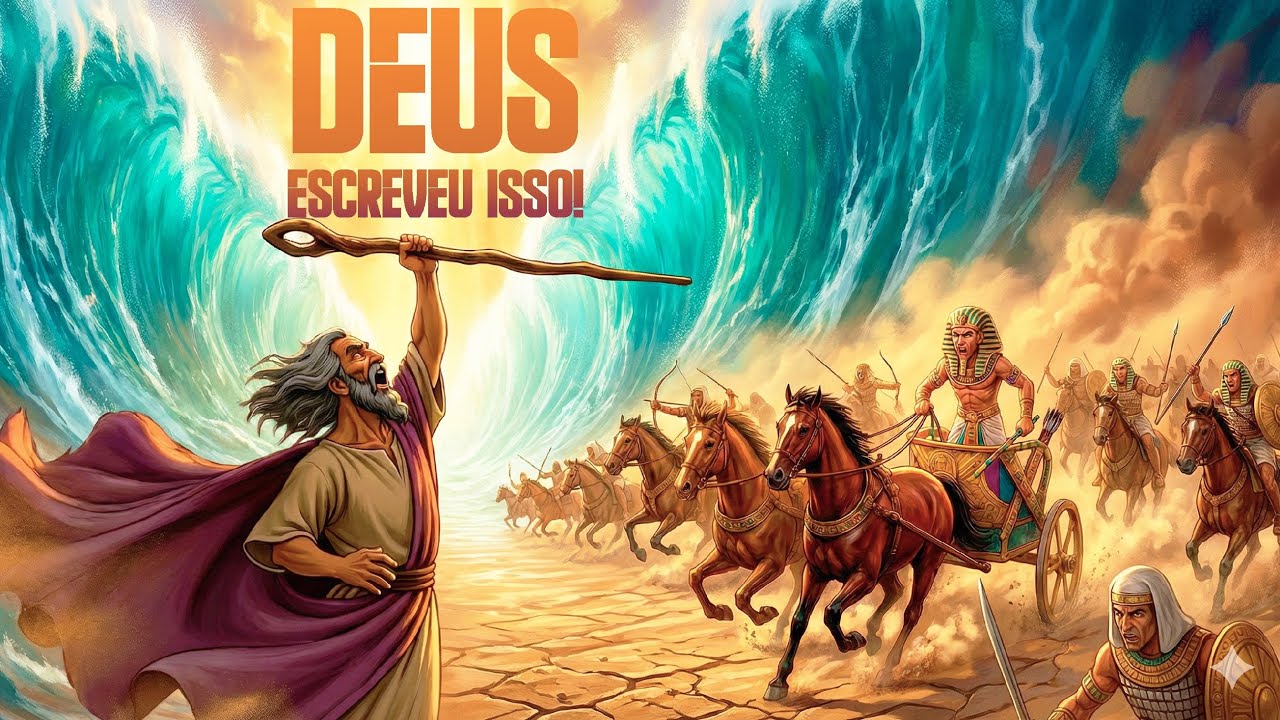 🔥 O DIA EM QUE DEUS ABRIU O MAR | Moisés vs Faraó