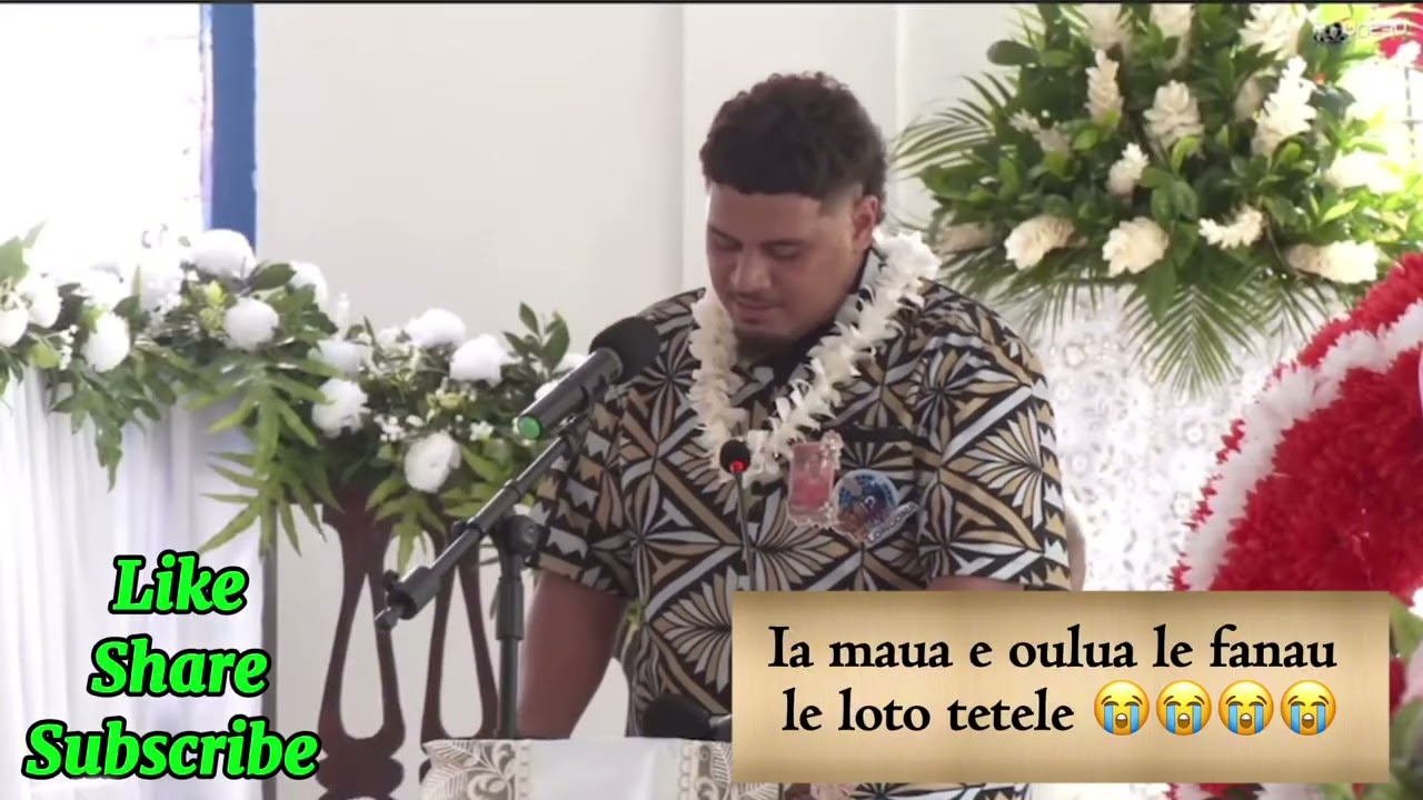 Talofa e, ile fanau faanoanoa ua tuua e matua le fanau ona ole malaga ale oti