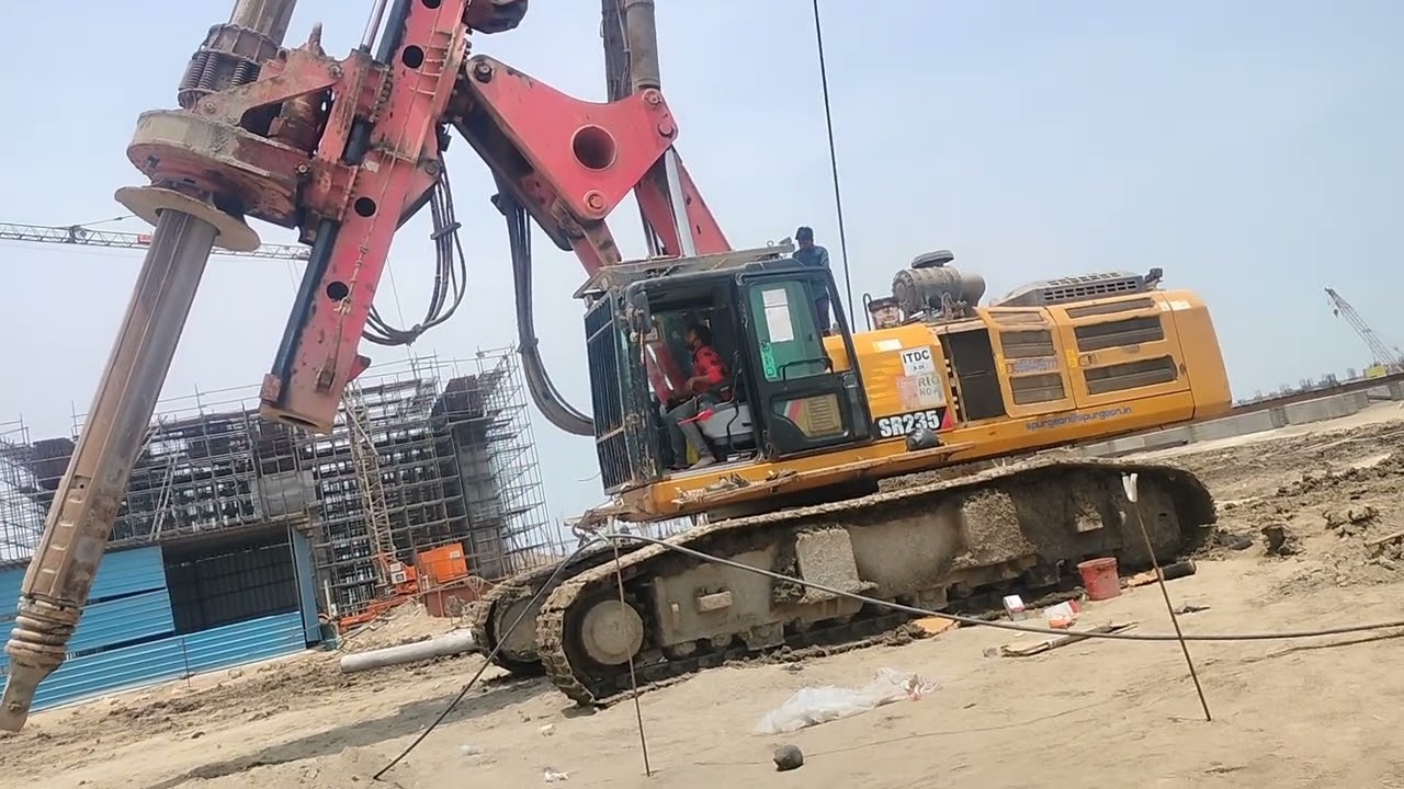 Sany sr235 maintenance services greasing