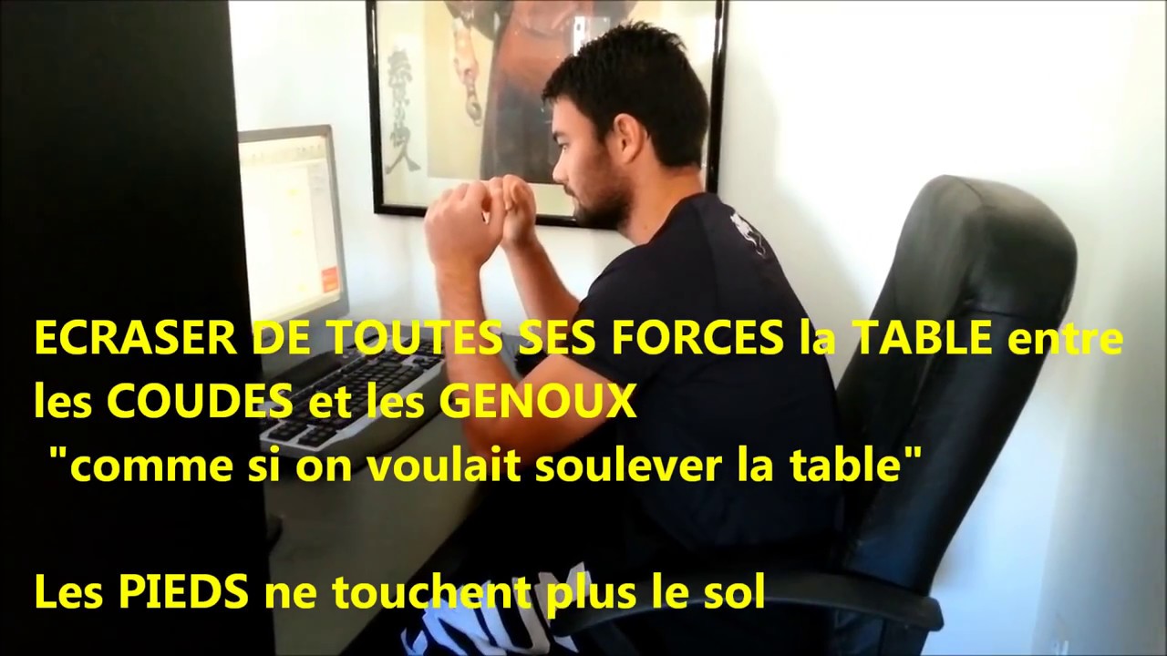 Mal de Dos par station assise, écran: Auto-ostéopathie, correction Posture Assise