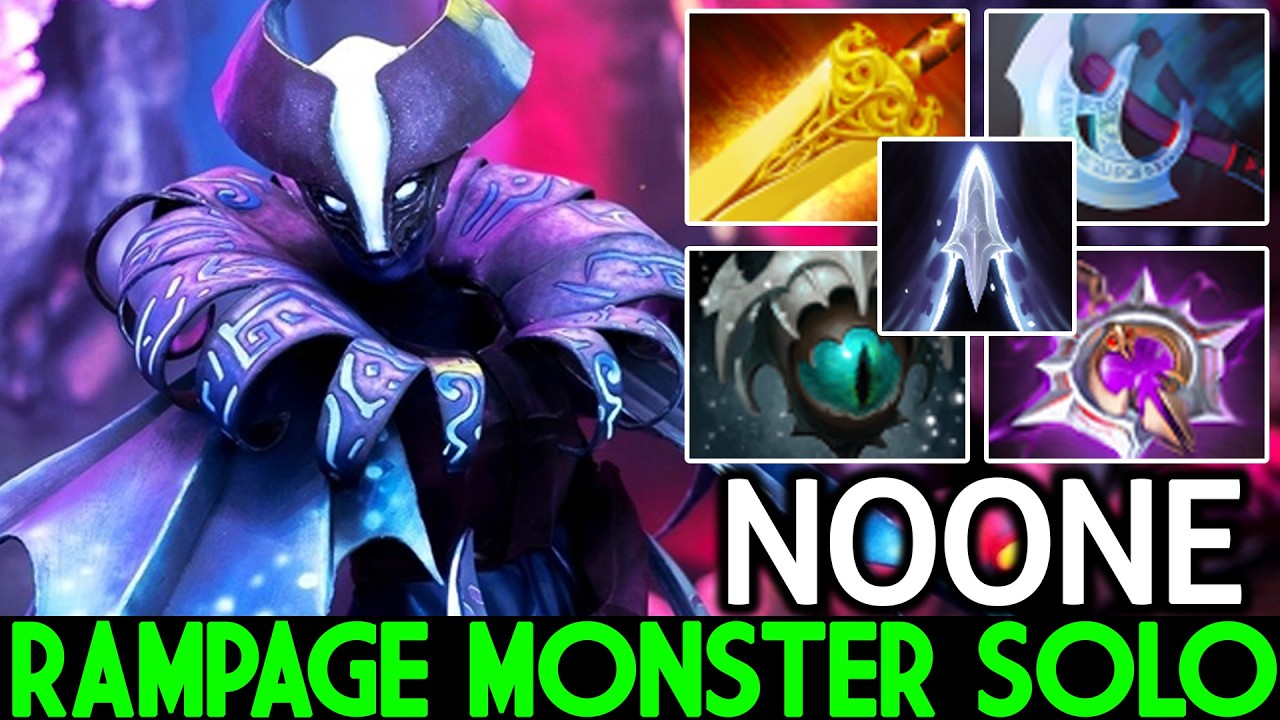 NOONE [Spectre] Rampage Monster Solo Carry the Game Dota 2