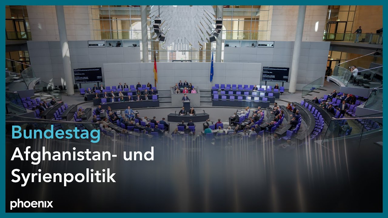 Bundestag: AfD-Anträge zur  zur Afghanistan- und Syrienpolitik am 27.09.24