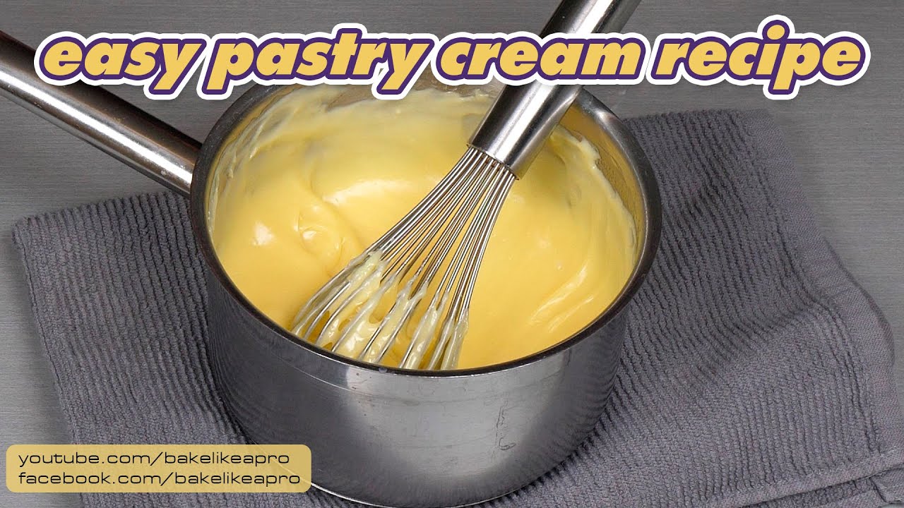 Easy Pastry Cream Recipe / Easy Custard Recipe