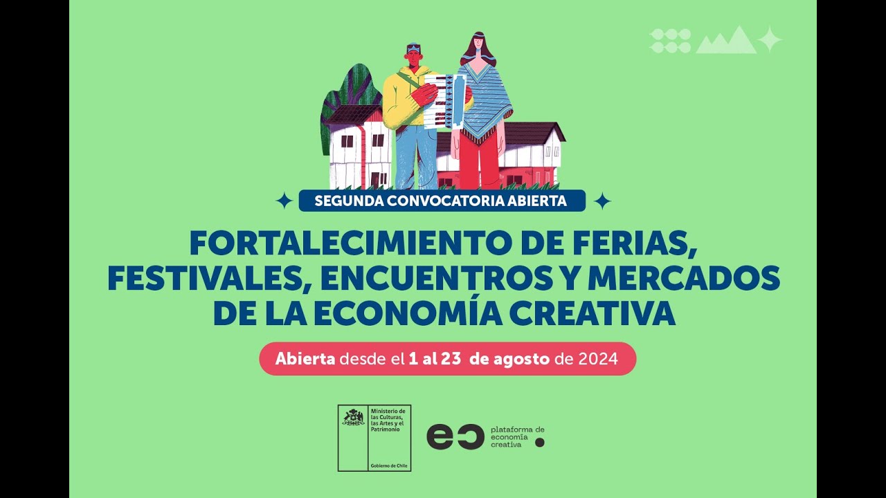 Charla Fortalecimiento de Ferias, Festivales, Encuentros y Mercados de la Economía Creativa