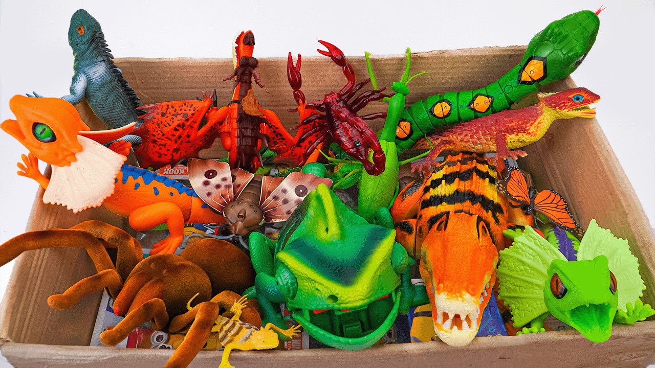 ZURU Robo Alive Collection ASMR 🐍 Anaconda - Chameleon - Scorpion - Tarantula & Insect Toys ASMR 💛✨