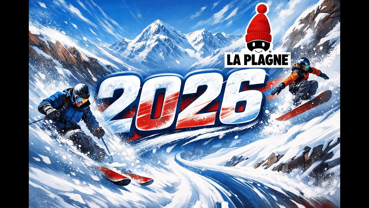 POV GoPro - Ski hors-piste à la Plagne | Noire Dérochoir