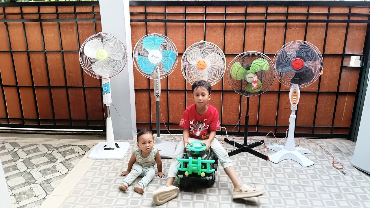 Drama 5 Kipas Angin Bertukar Kepala !!! Ada Kipas Angin Baru Maspion !!!