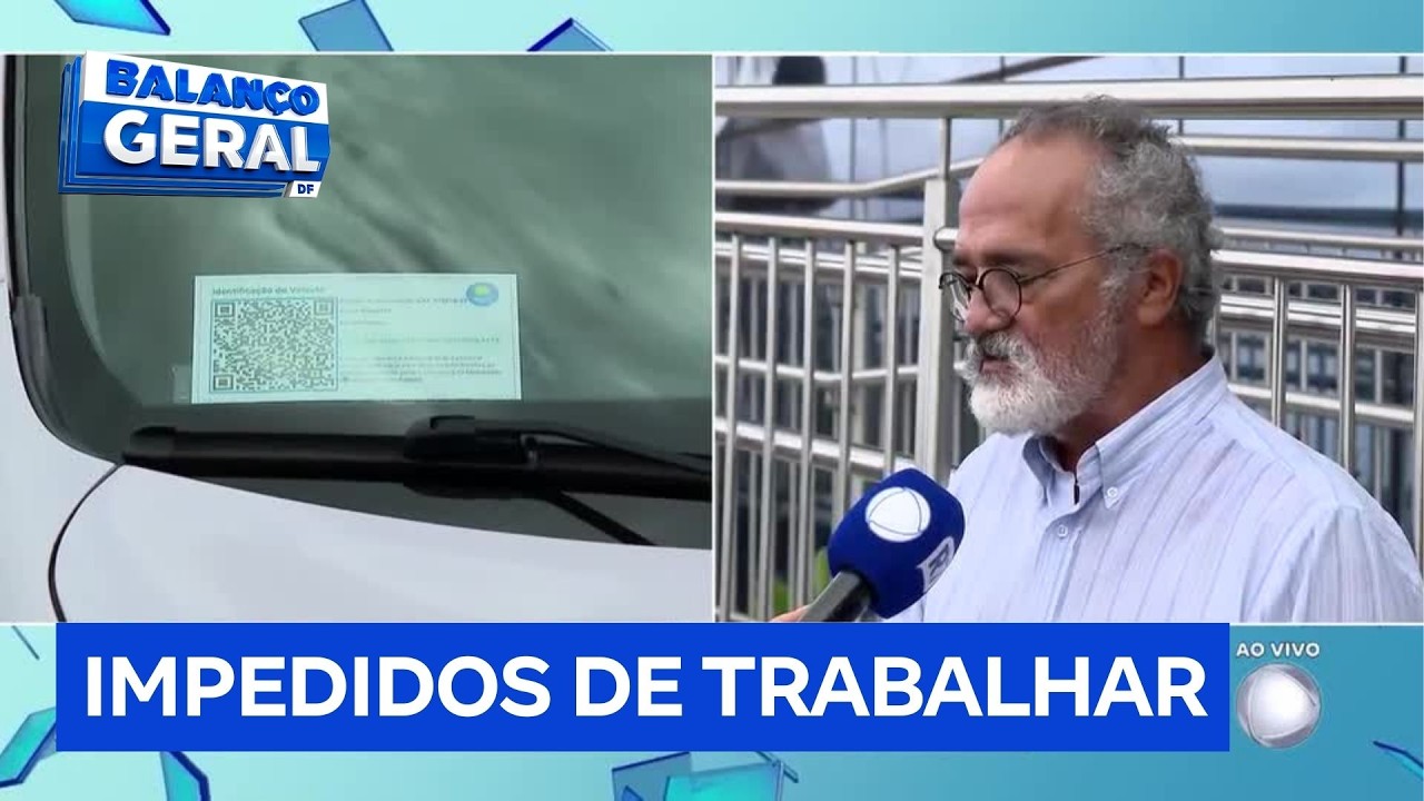 Impasse entre motoristas de aplicativo e Semob por QR Code gera transtornos | Balanço Geral DF